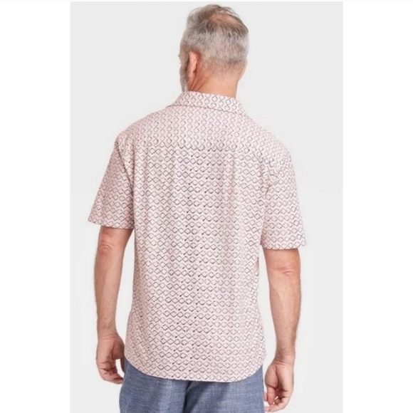 Goodfellow Button Up Short Sleeve Collared Shirt - Picture 8 of 9
